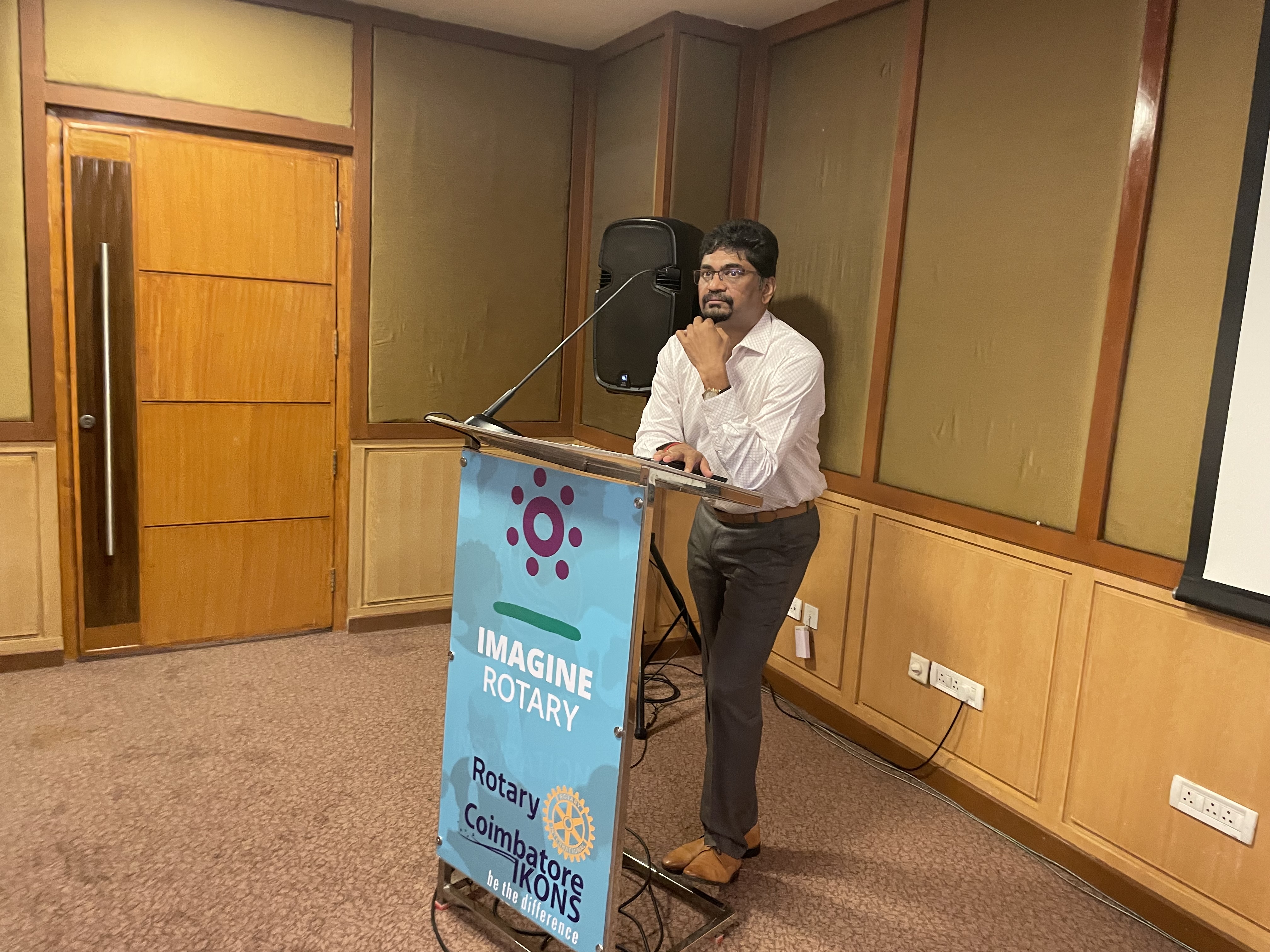 Speaker Meeting- RTN. Jayamurali