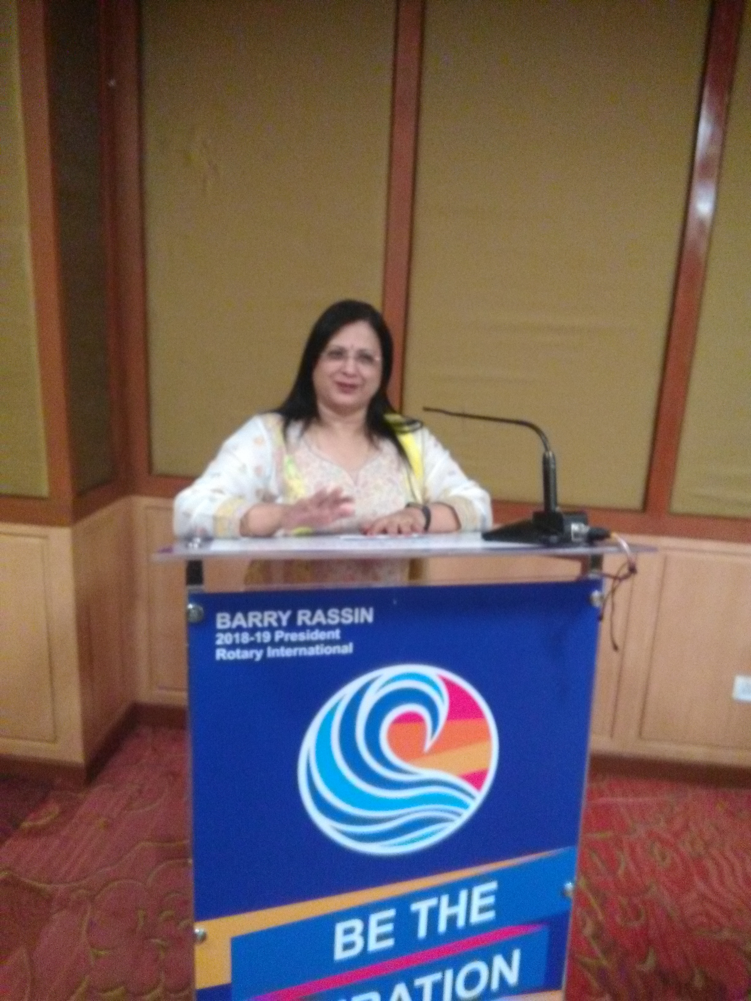 Speaker Meeting-RTN DR Sangita Mehta