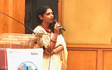 Speaker Meeting-Mrs Meenakshi Aravind